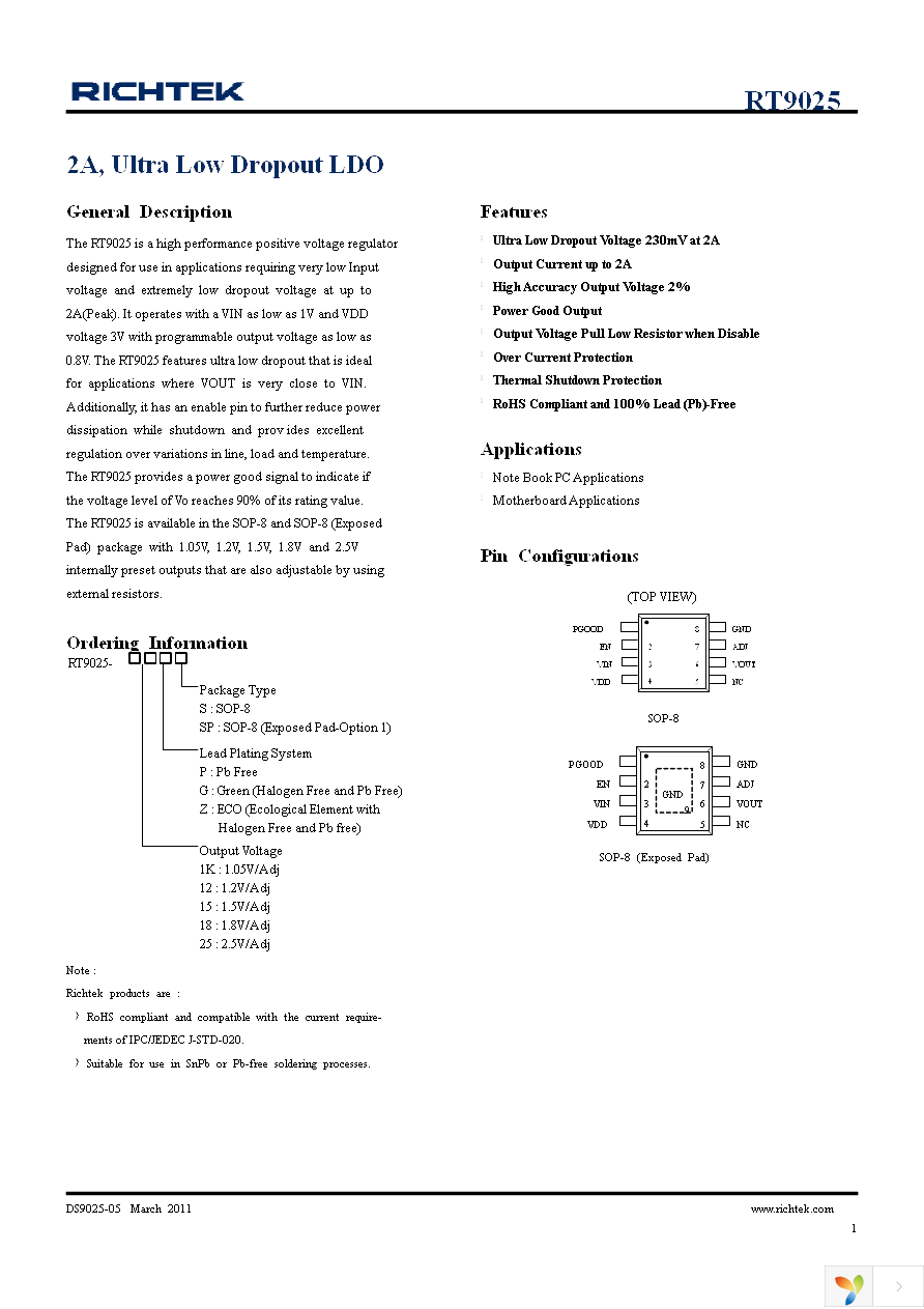 RT9025-18GSP Page 1