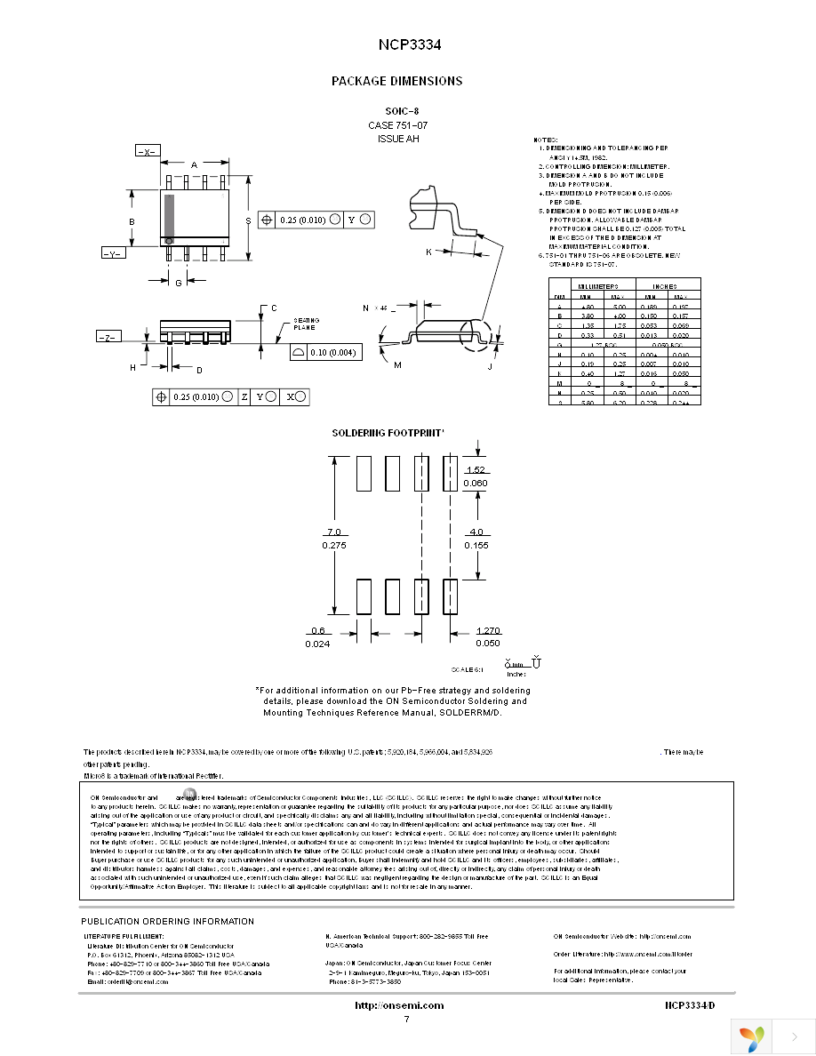 NCP3334DADJR2G Page 7