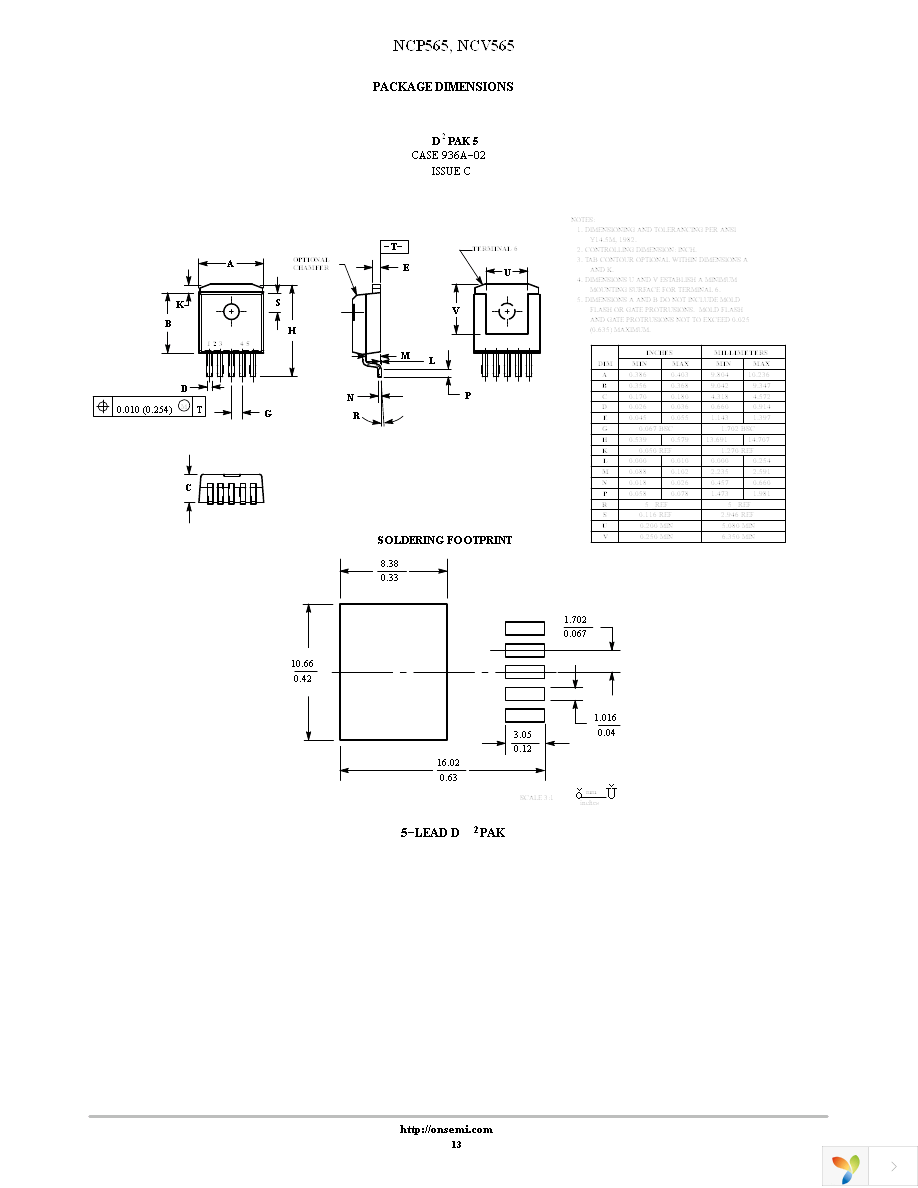 NCP565D2TR4G Page 13