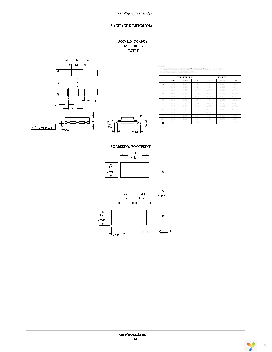 NCP565D2TR4G Page 14