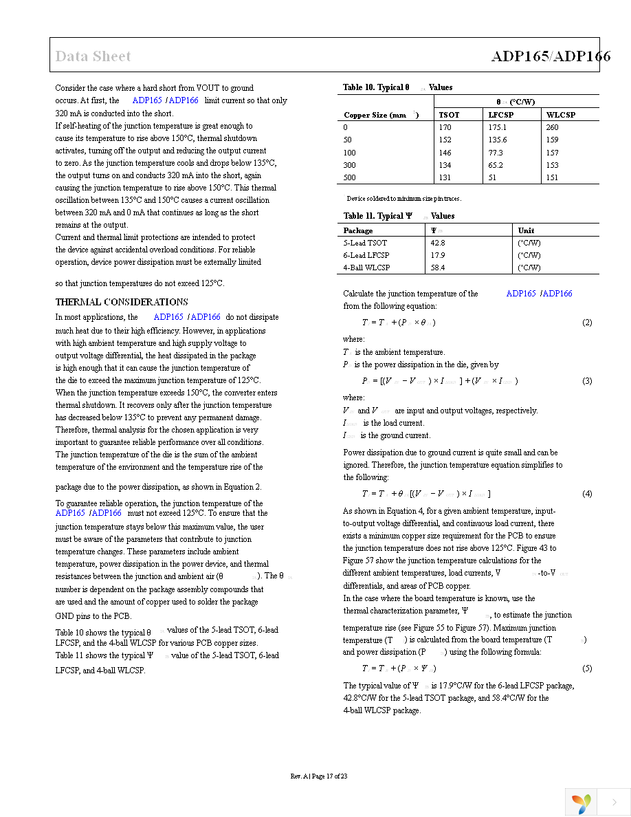 ADP165ACBZ-2.85-R7 Page 17