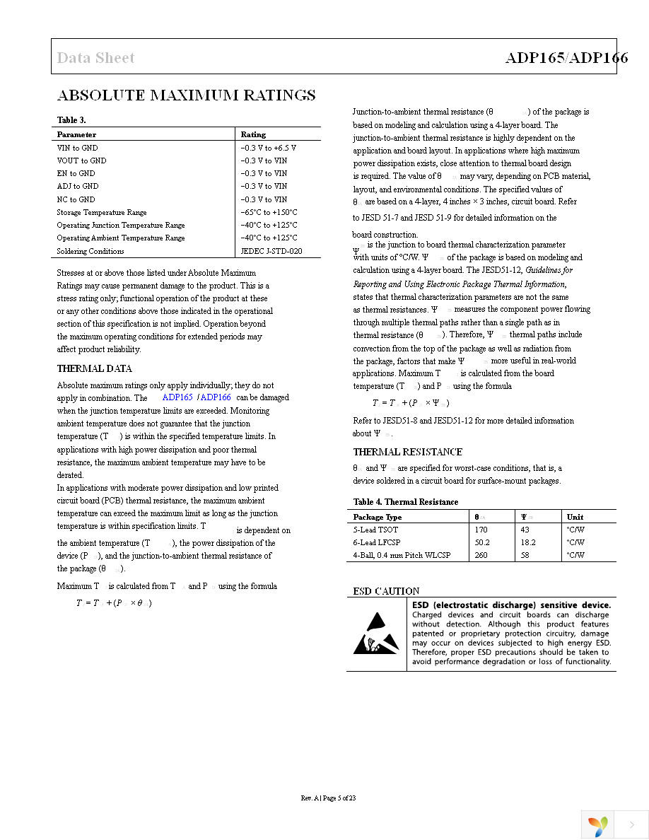 ADP165ACBZ-2.85-R7 Page 5