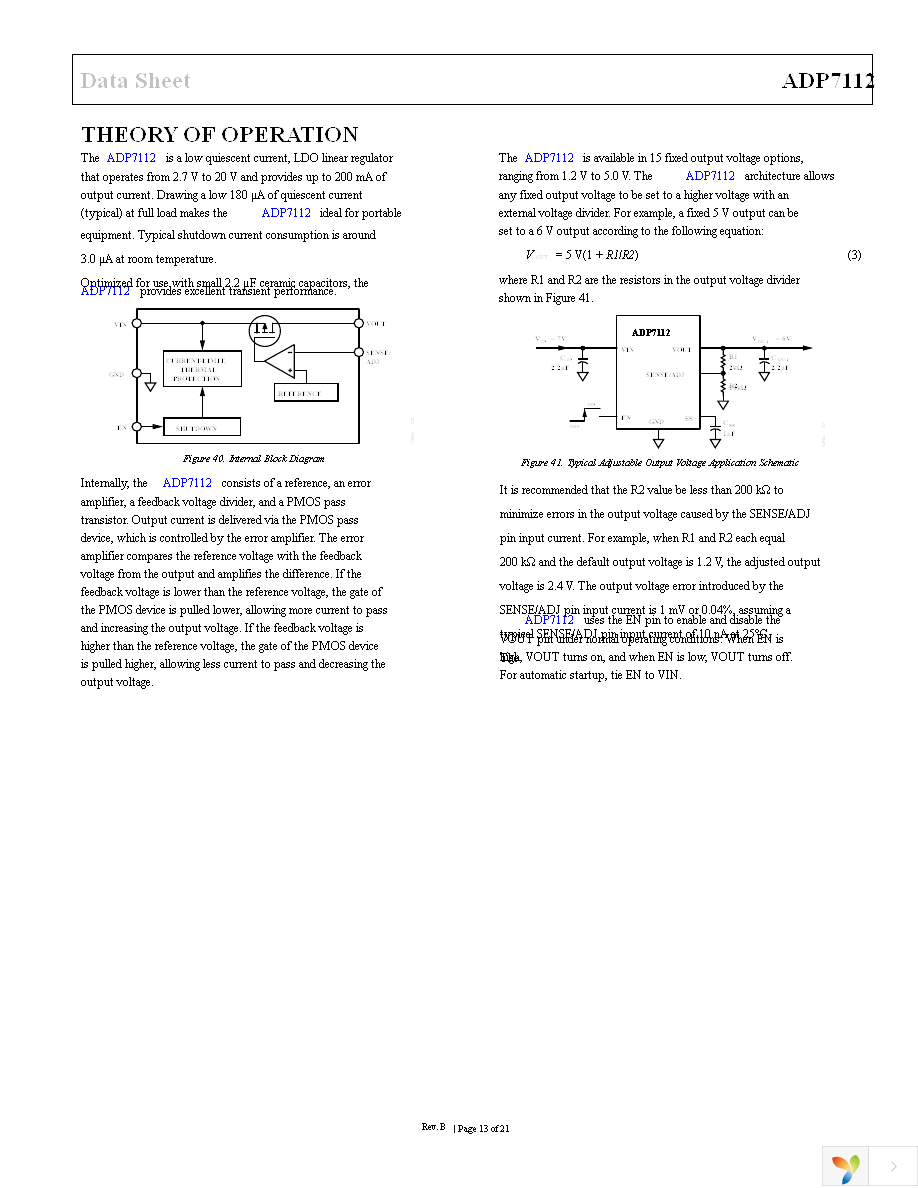 ADP7112ACBZ-5.0-R7 Page 13