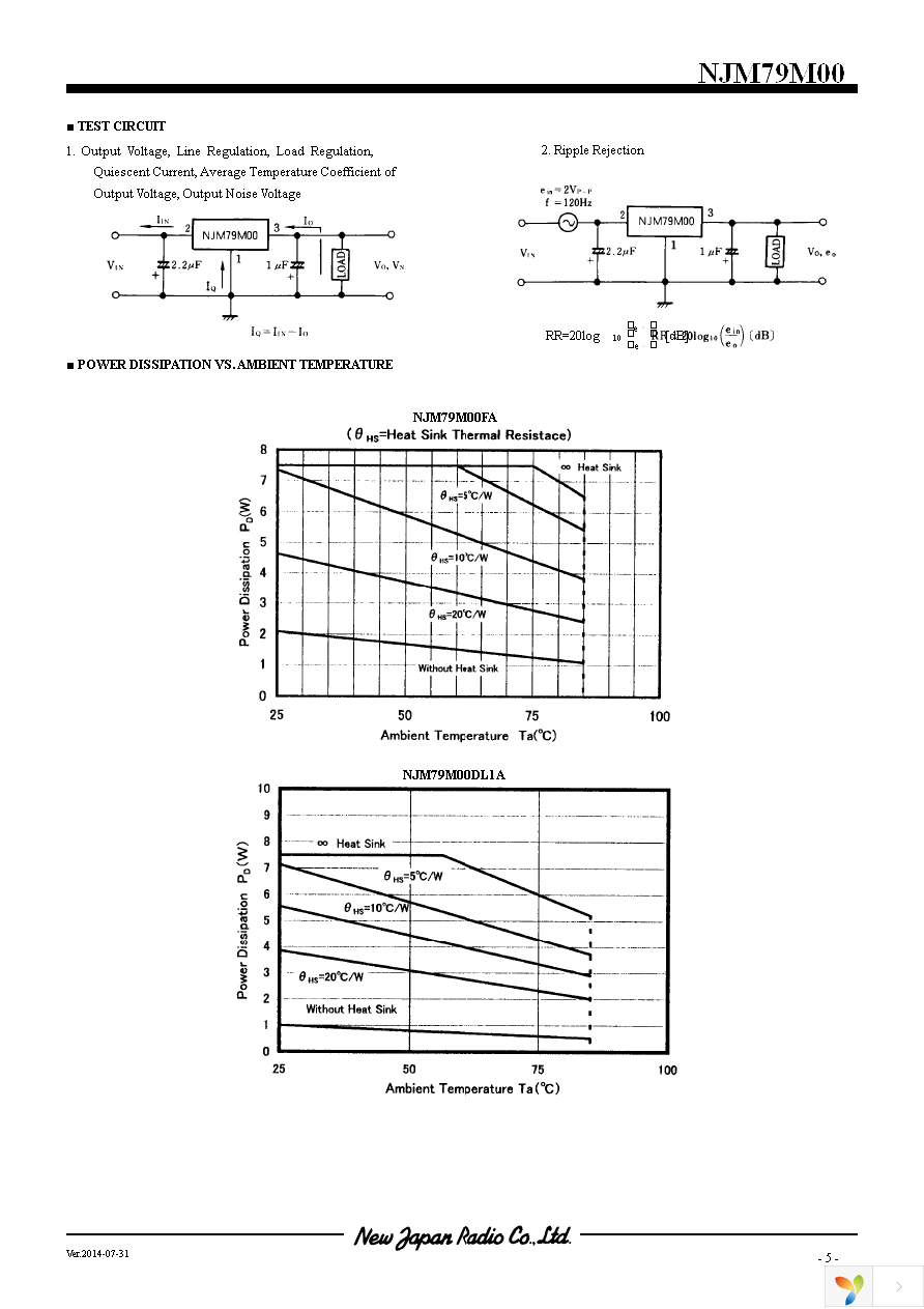 NJM79M05FA Page 5