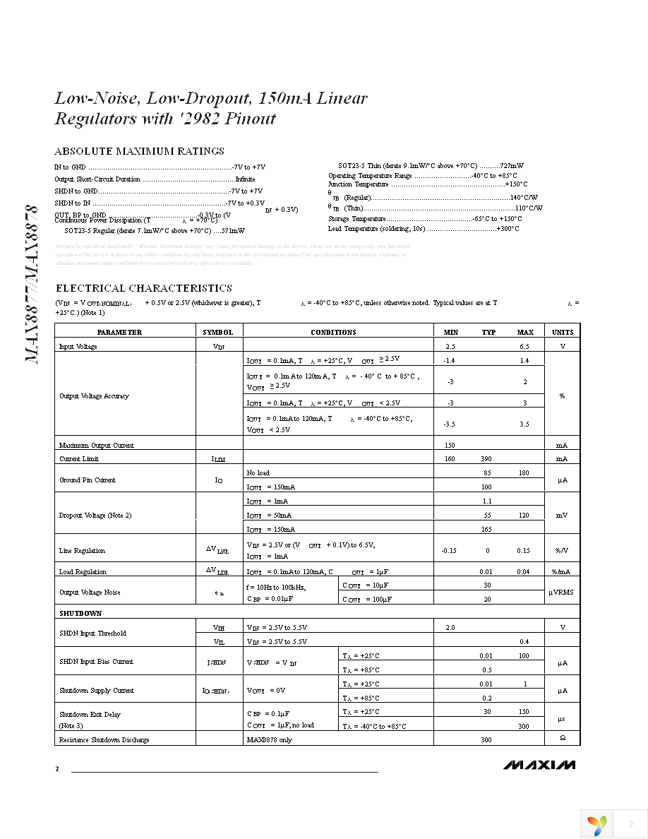 MAX8877EZK30+T Page 2