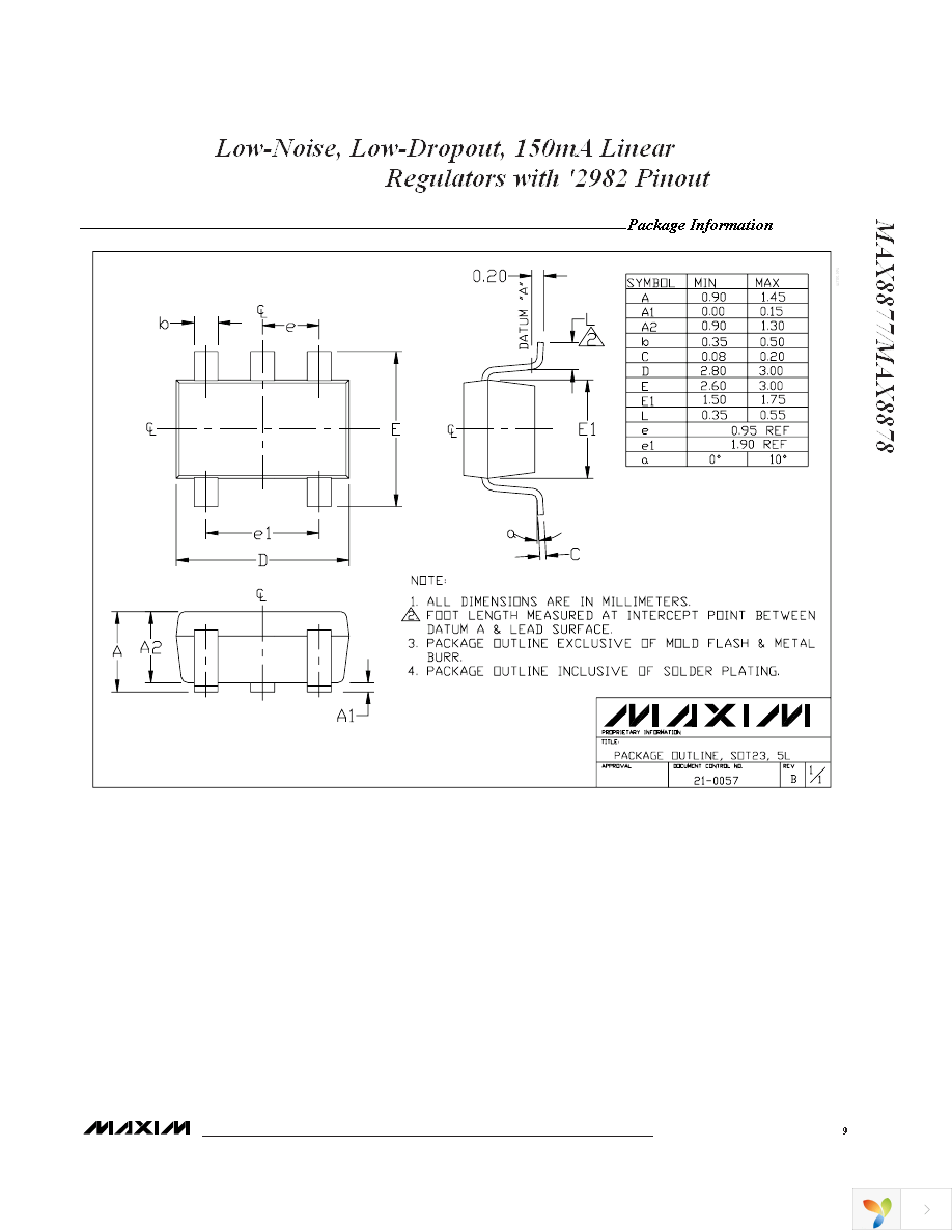 MAX8877EZK30+T Page 9