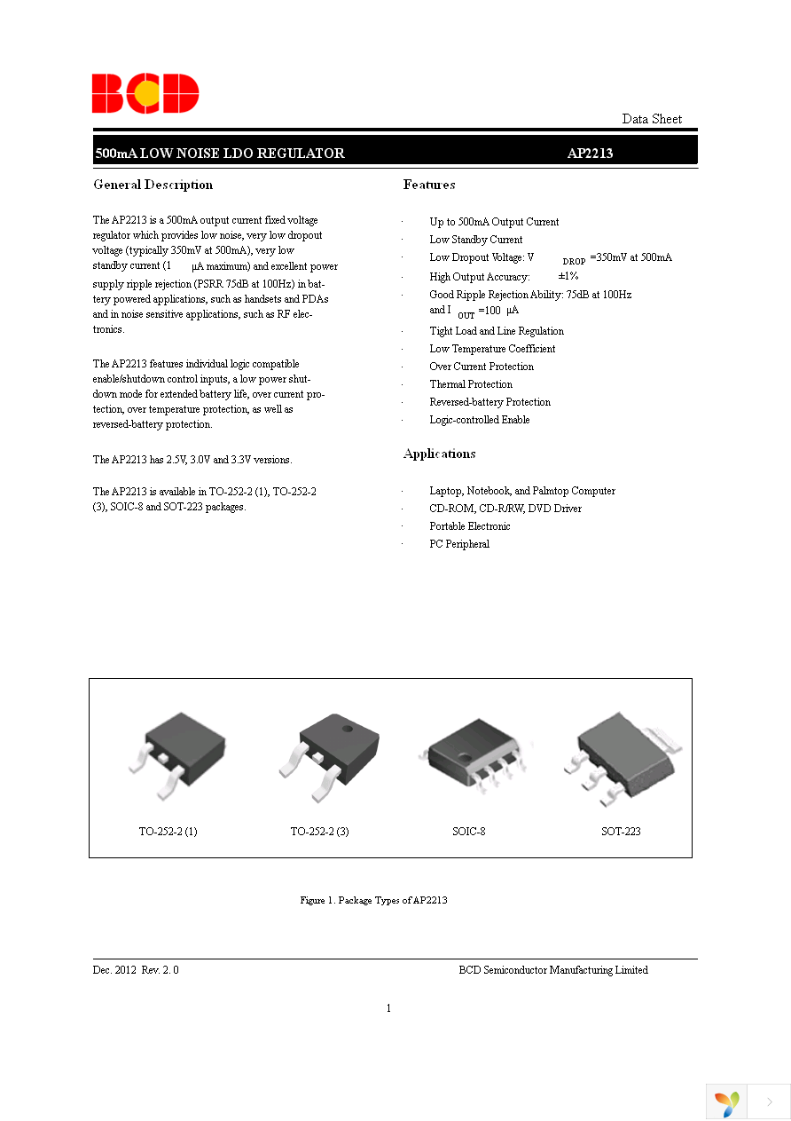 AP2213M-2.5TRG1 Page 1