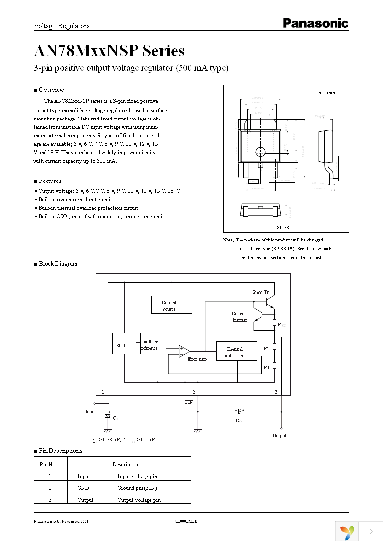 AN78M08NSPE1 Page 1