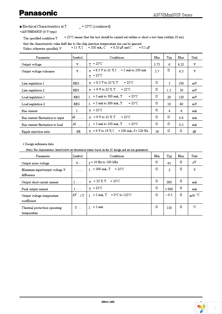 AN78M08NSPE1 Page 3