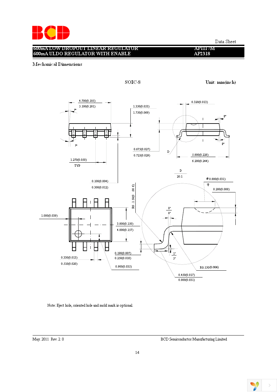 AP2318M-ADJTRG1 Page 14