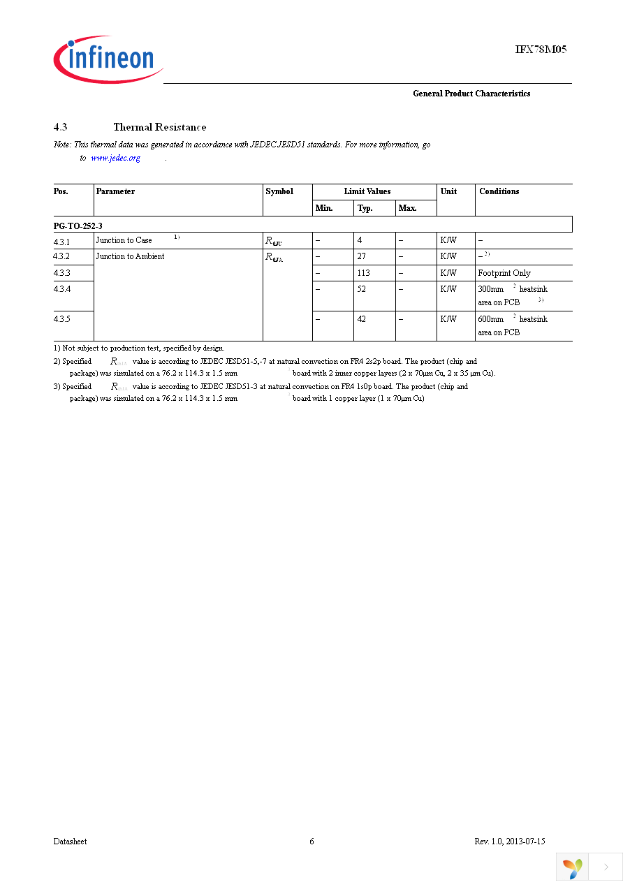 IFX78M05ABTFATMA1 Page 6