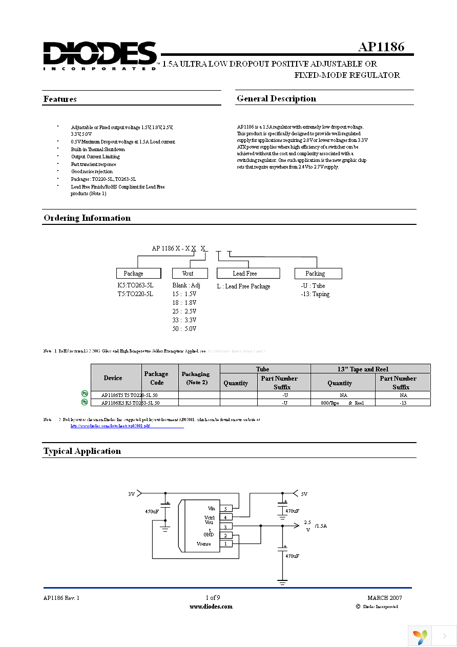 AP1186K5-33L-13 Page 1