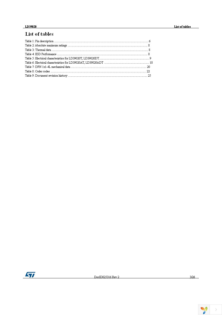 LD39020DTPU33R Page 3