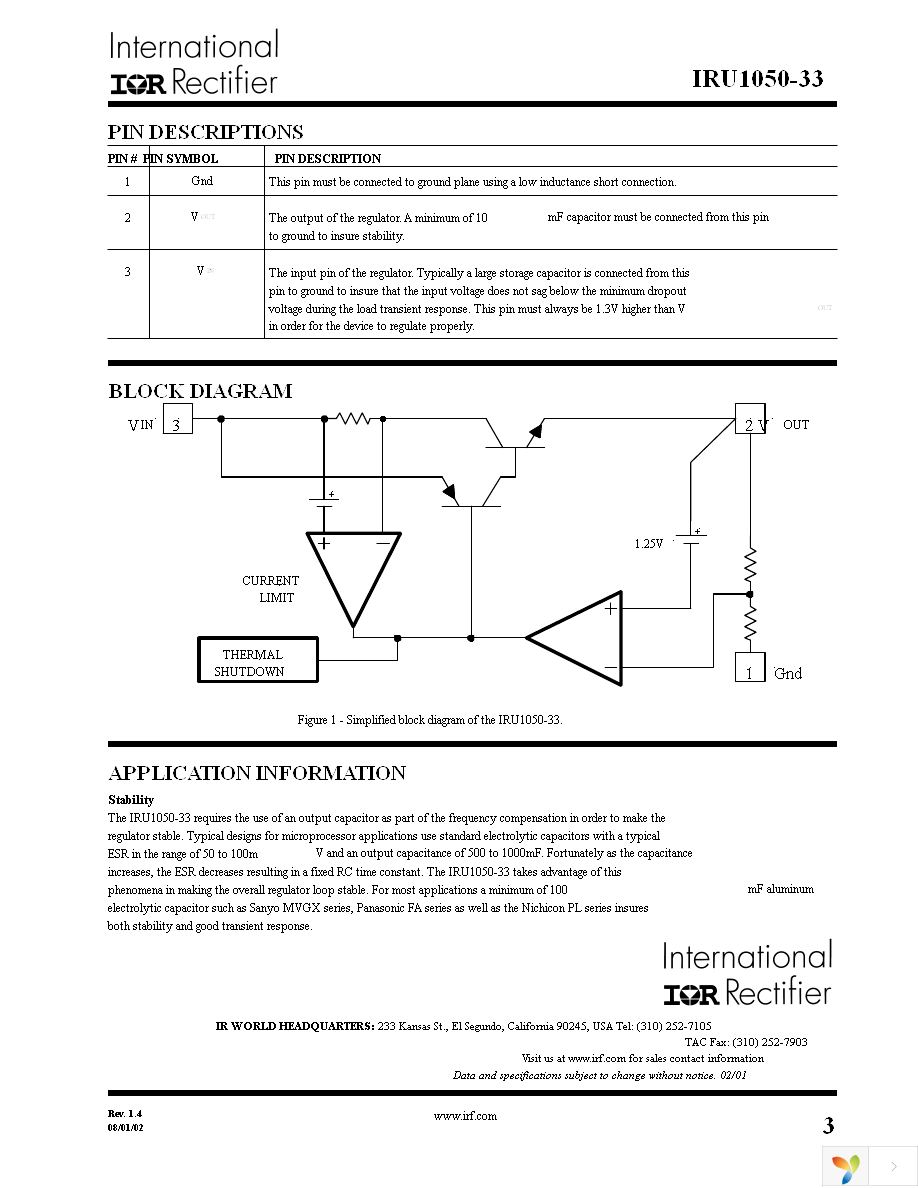 IRU1050-33CT Page 3