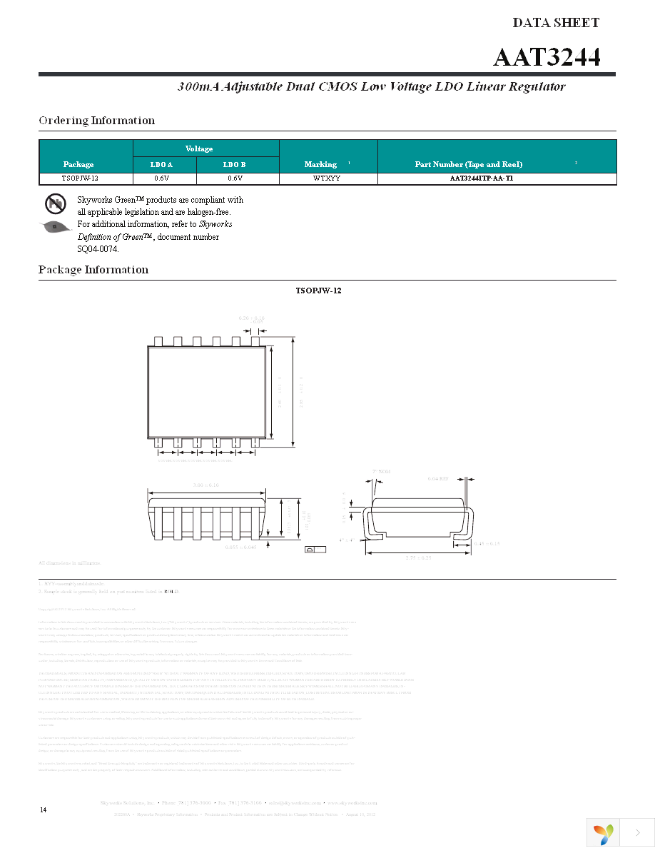 AAT3244ITP-AA-T1 Page 14