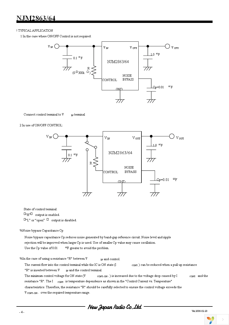 NJM2863F03-TE1 Page 4