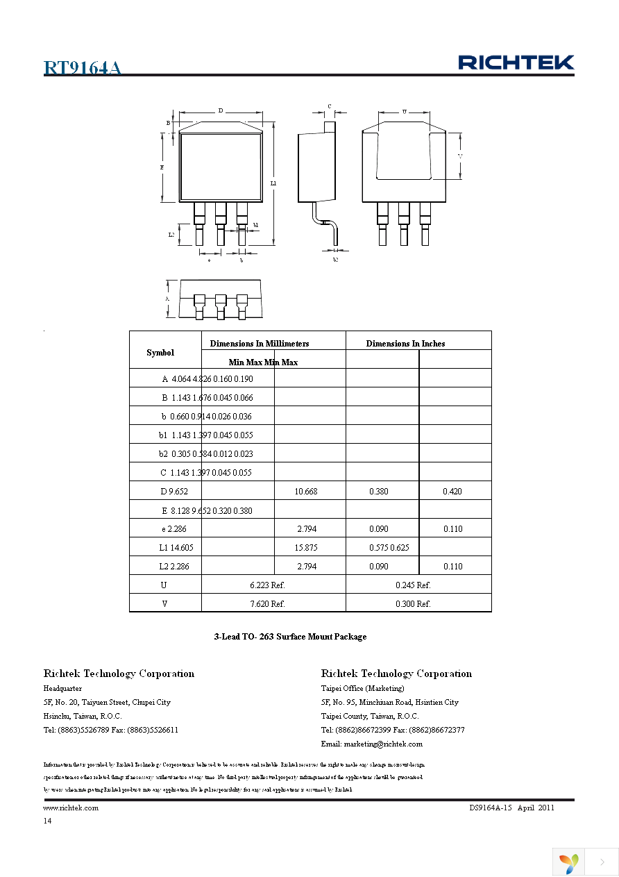 RT9164AGG Page 14