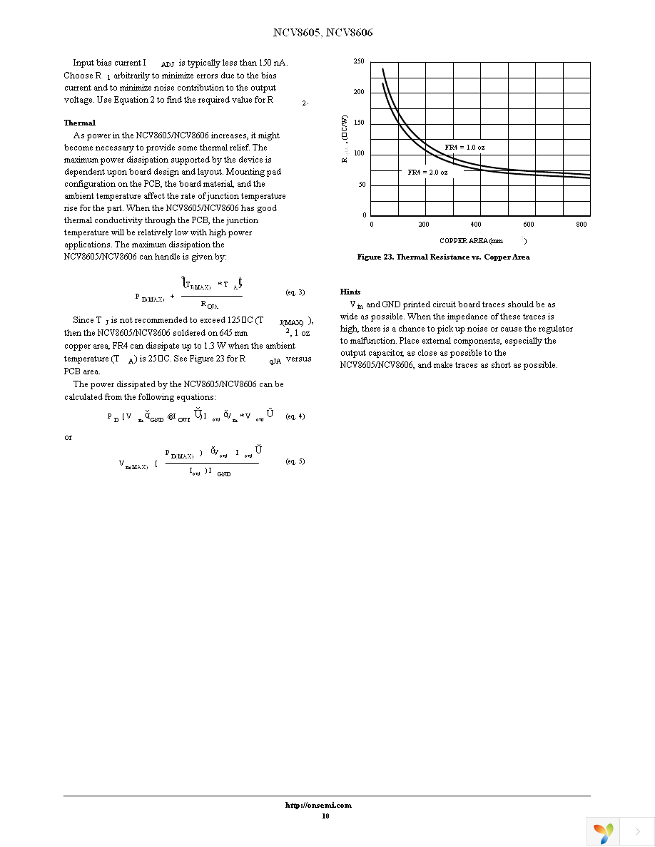 NCV8605MNADJT2G Page 10