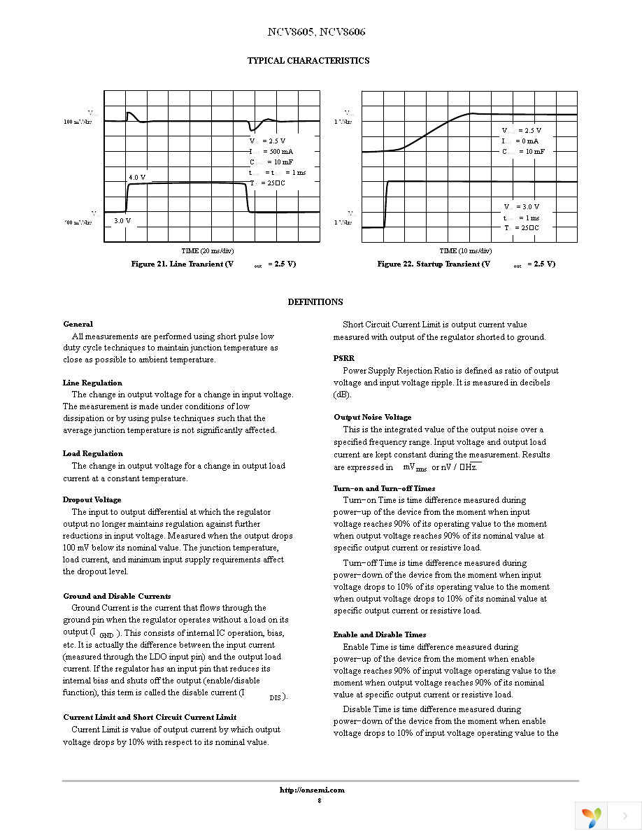 NCV8605MNADJT2G Page 8