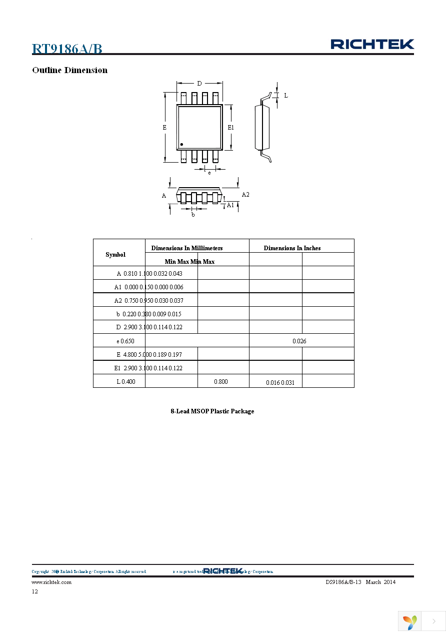 RT9186AGF Page 12