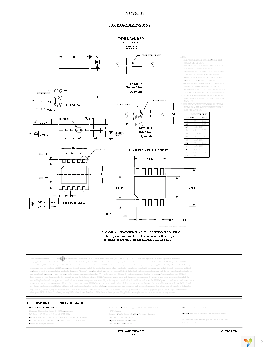 NCV8537MNADJR2G Page 16