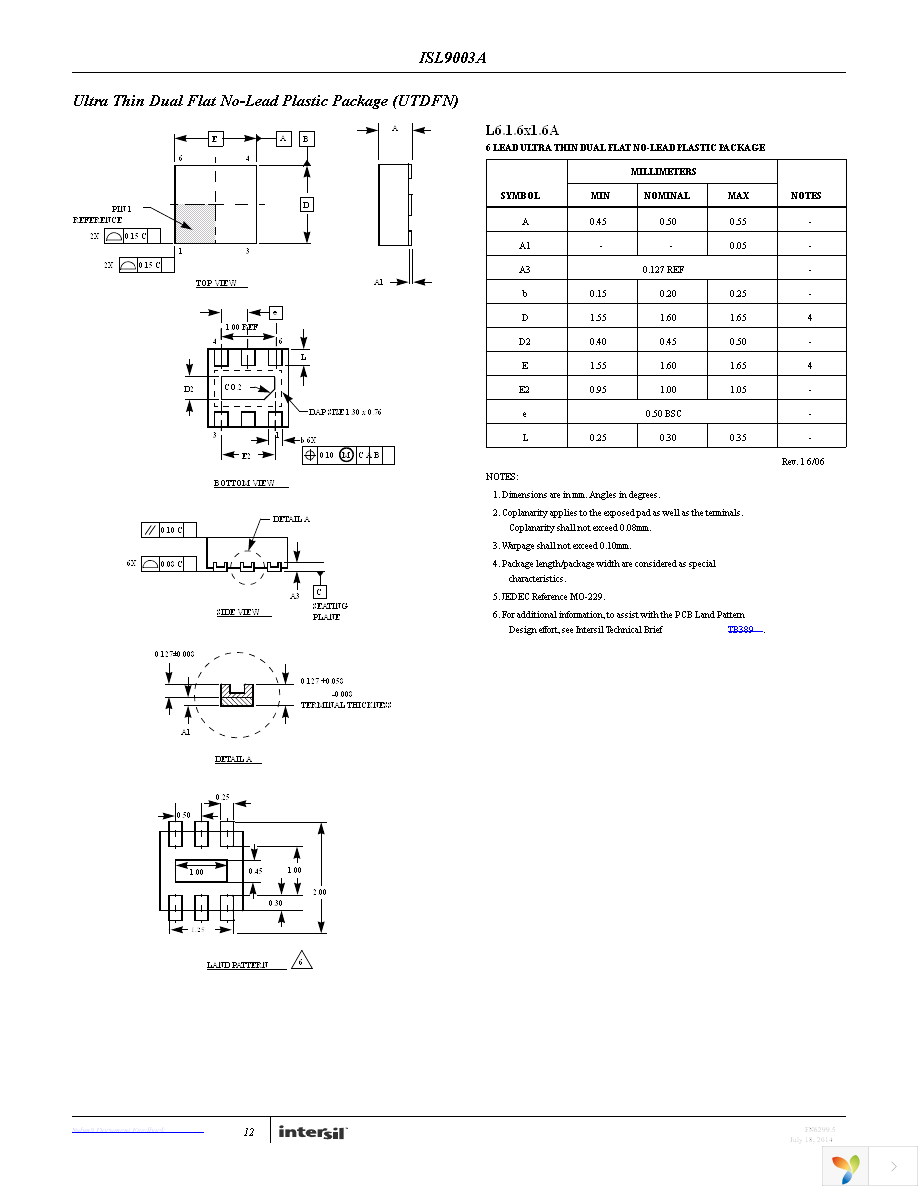 ISL9003AIEJZ-T Page 12