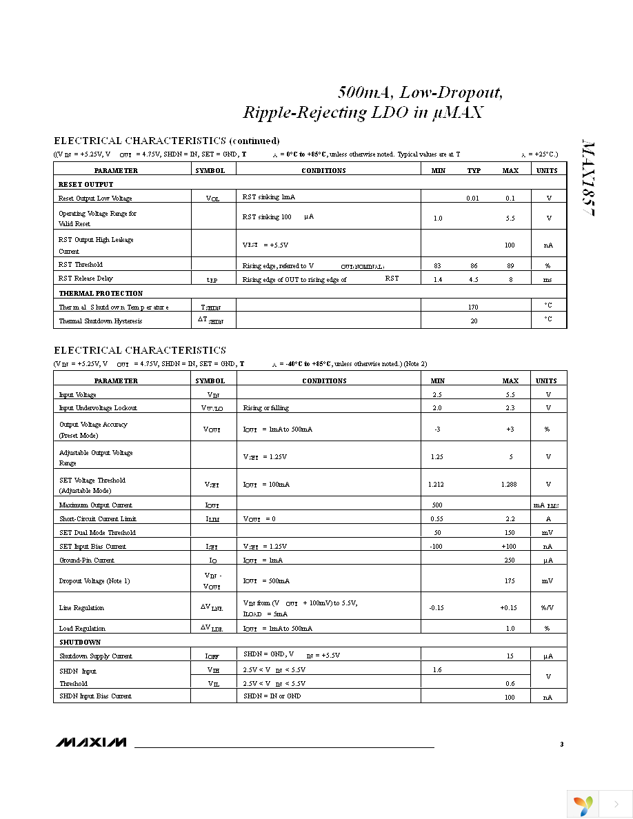 MAX1857EUA47+ Page 3