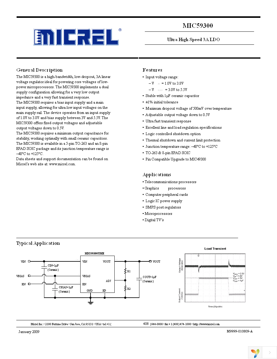 MIC59300YME Page 1