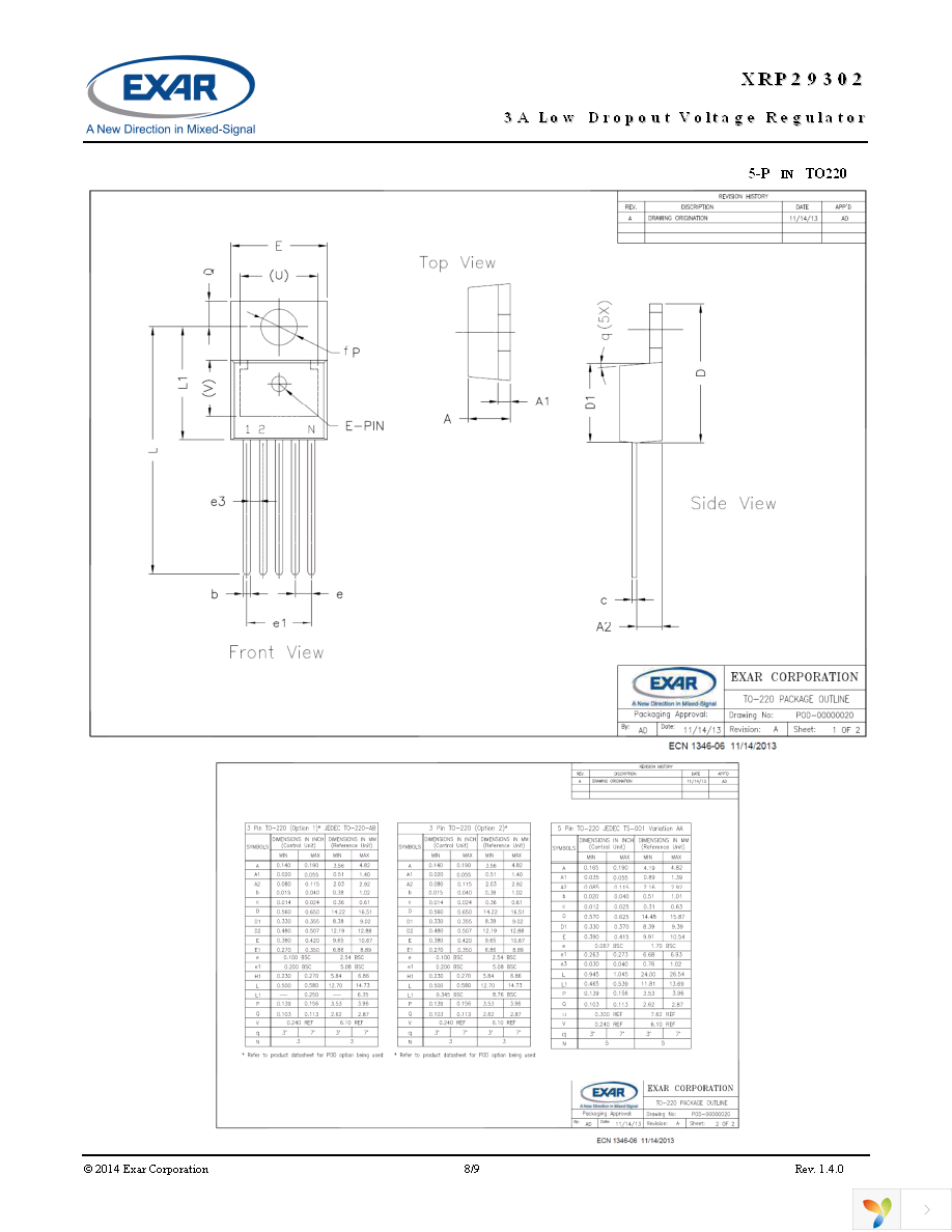 XRP29302ETB-L Page 8