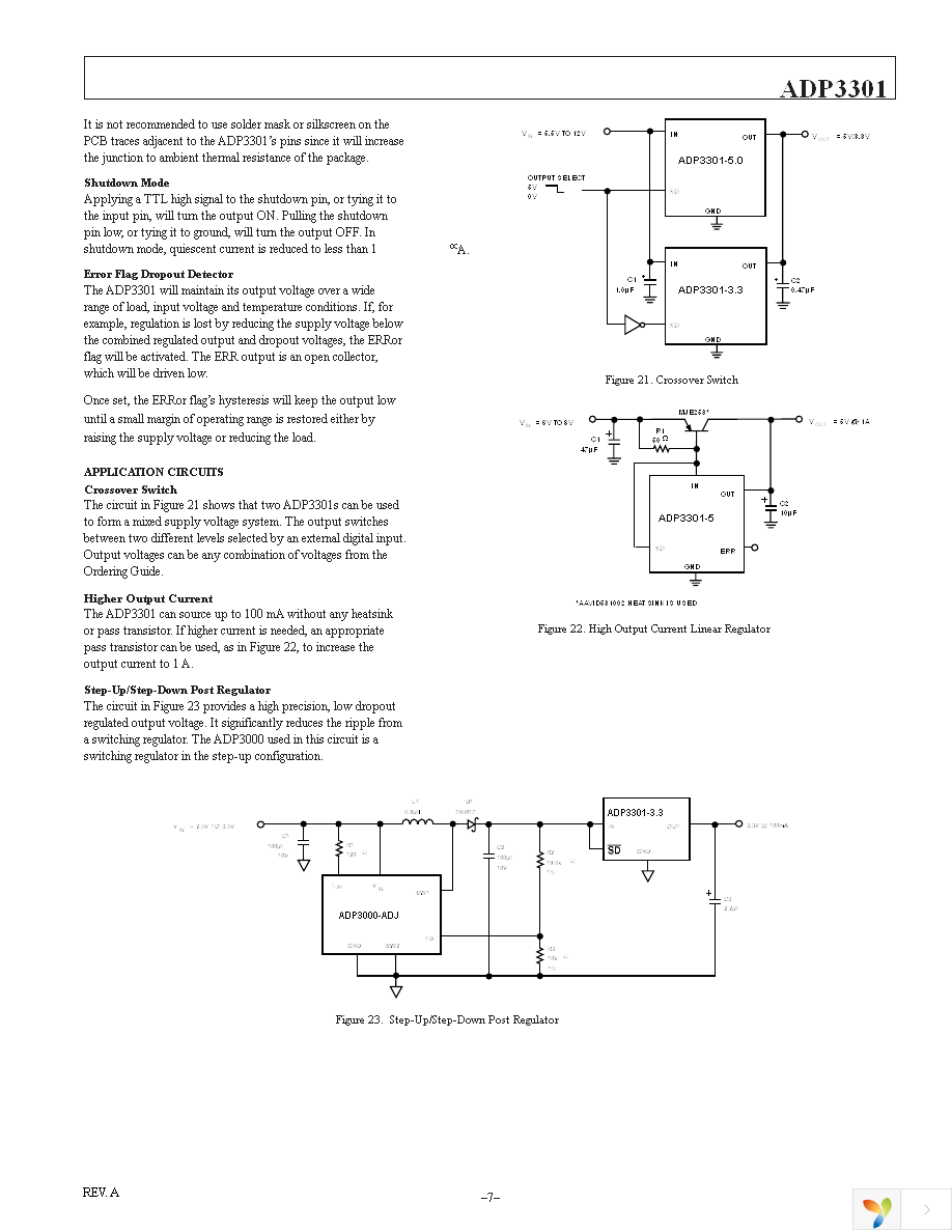 ADP3301ARZ-3.3 Page 7