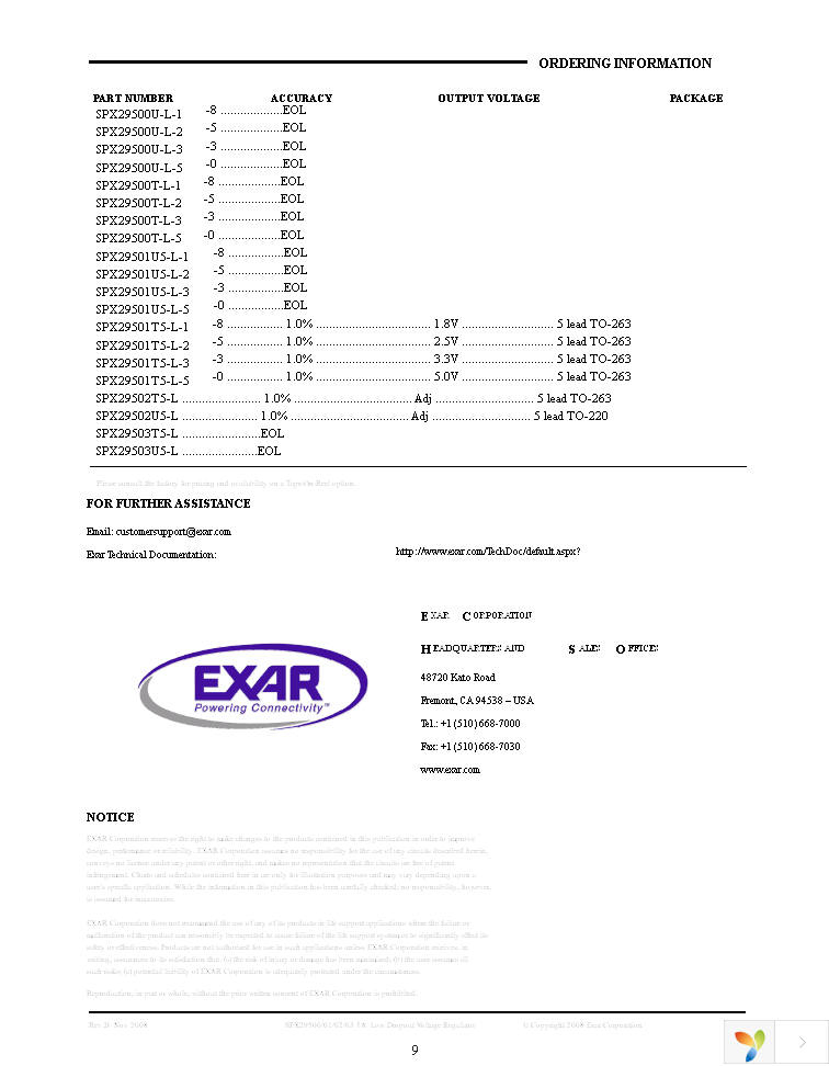 SPX29501T5-L-5-0 Page 9