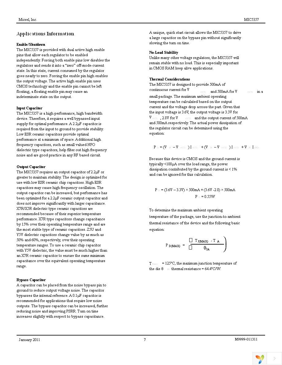 MIC5357-SGYMME Page 7