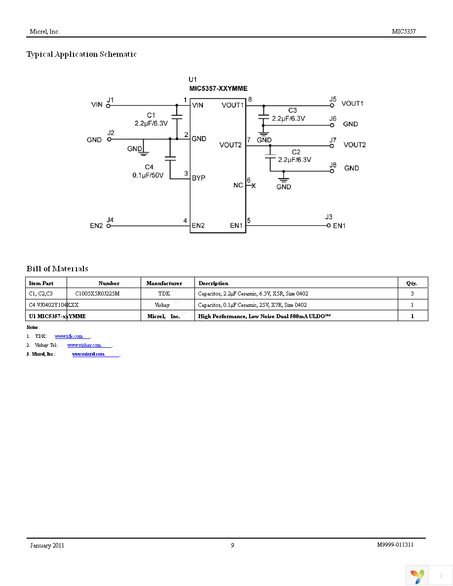 MIC5357-SGYMME Page 9