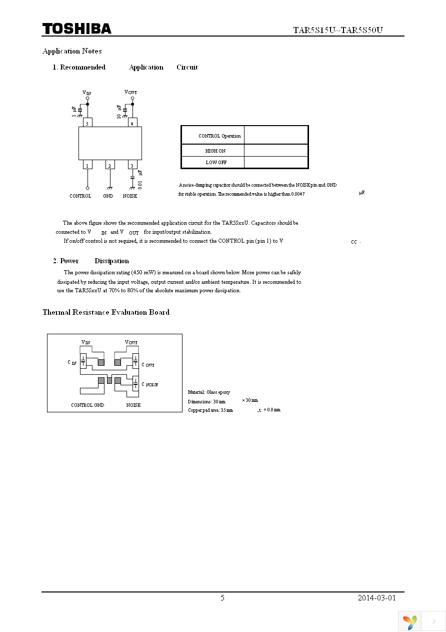 TAR5S33UTE85LF Page 5