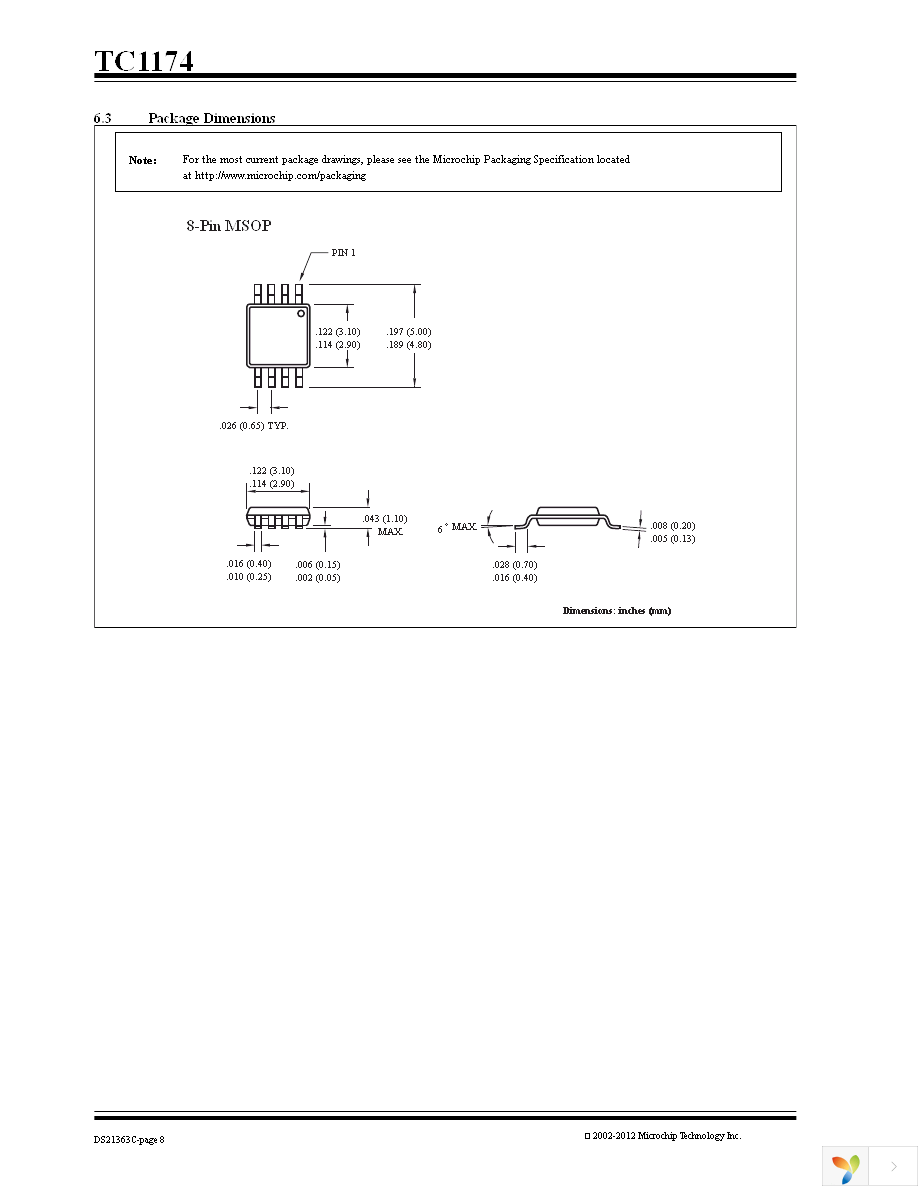 TC1174VUA Page 8