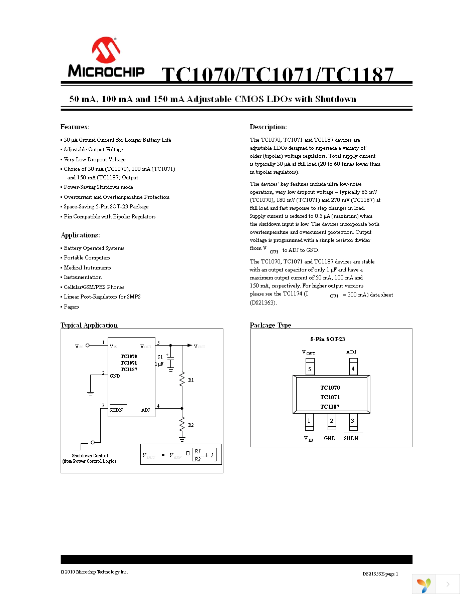 TC1187VCT713 Page 1