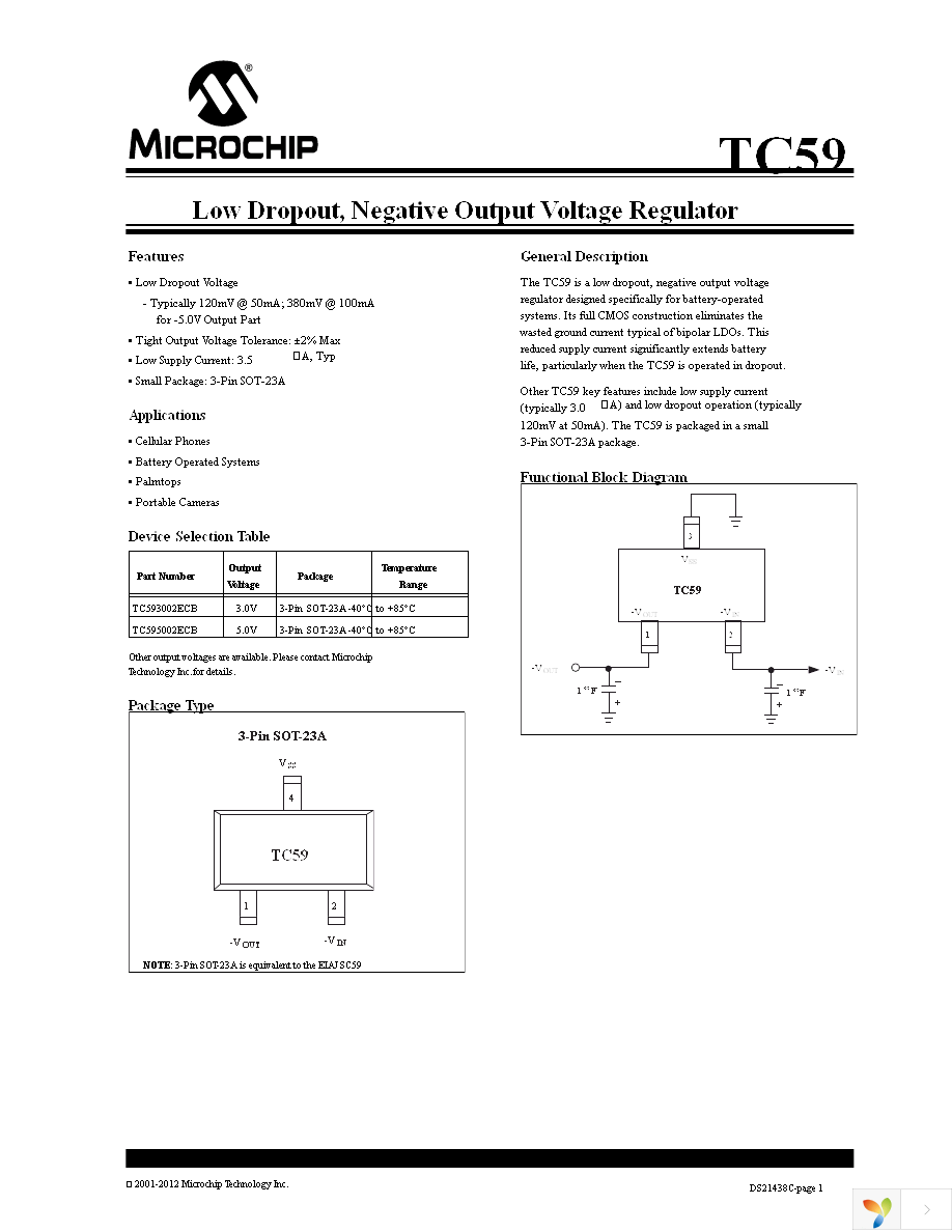 TC595002ECBTR Page 1