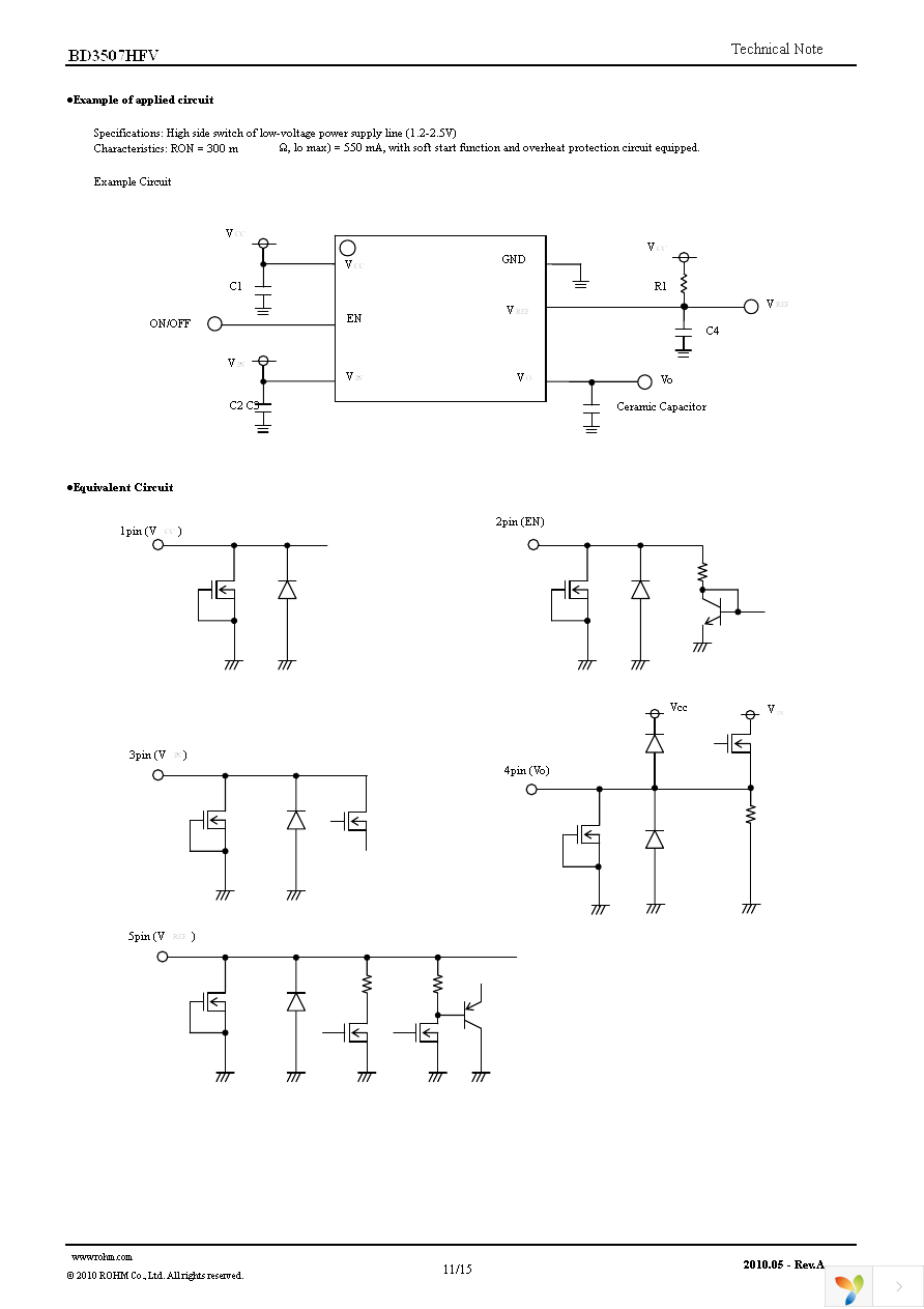 BD3507HFV-TR Page 11