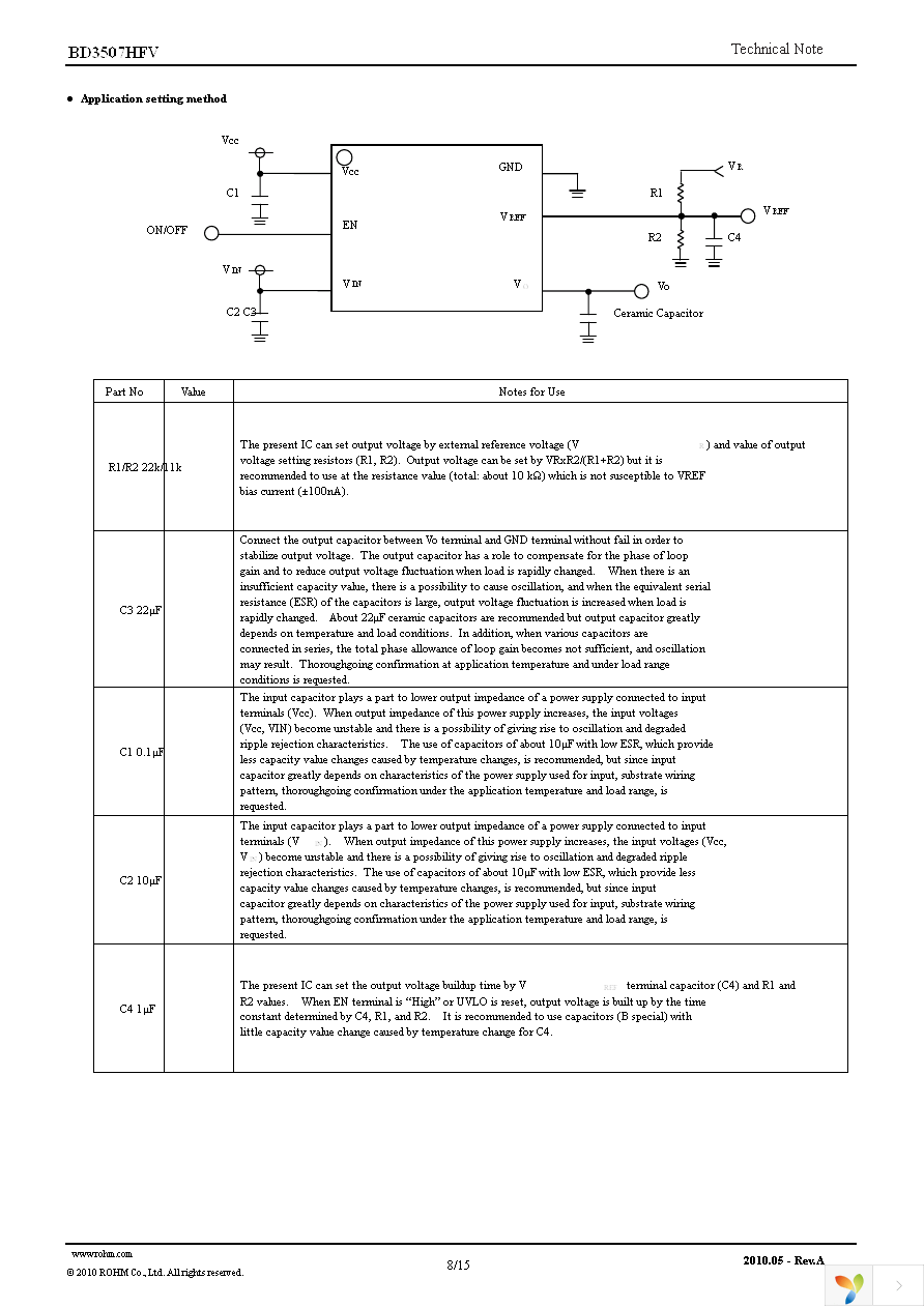 BD3507HFV-TR Page 8