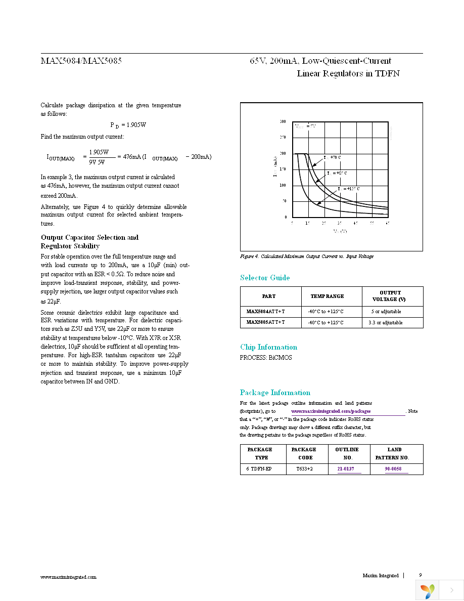 MAX5085ATT+T Page 9