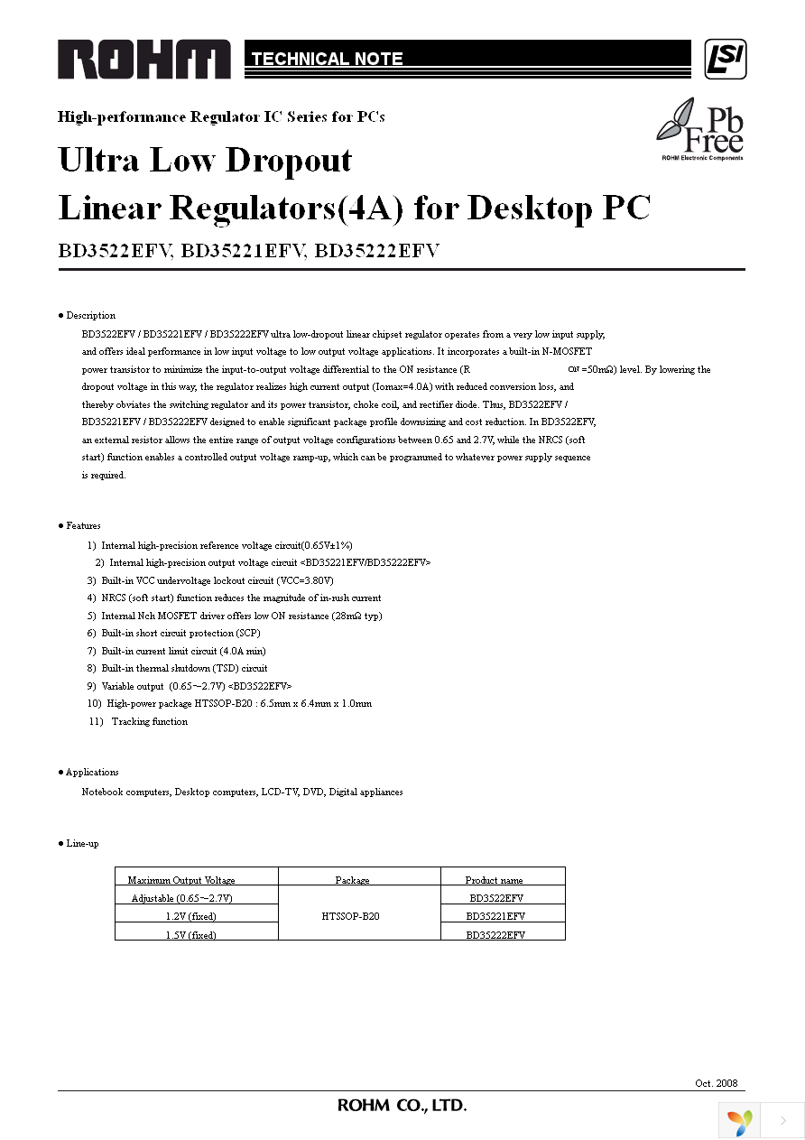 BD35222EFV-E2 Page 1