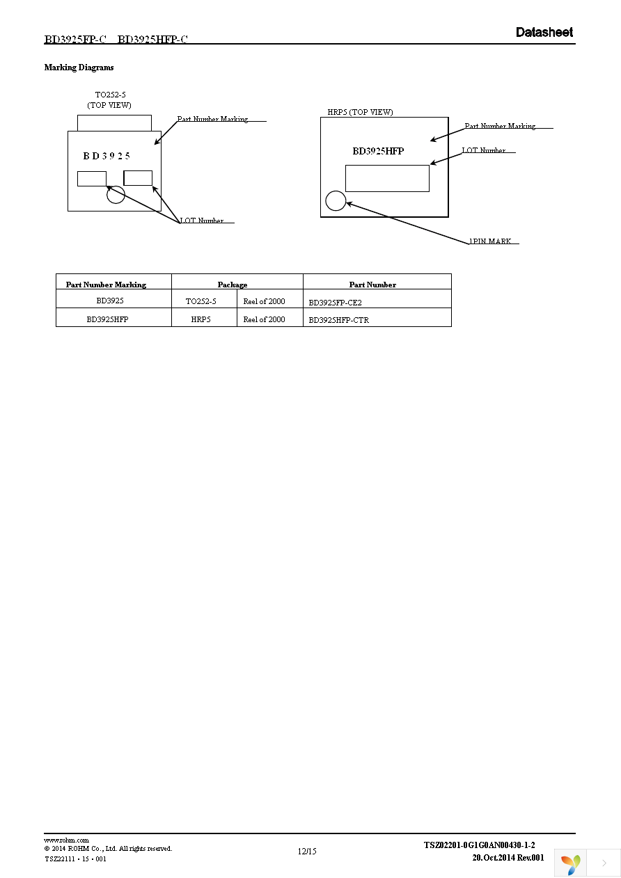 BD3925FP-CE2 Page 12