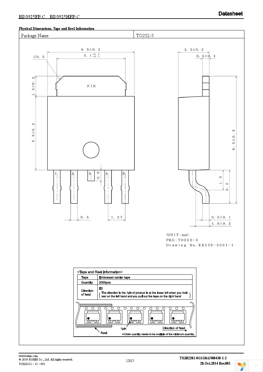 BD3925FP-CE2 Page 13