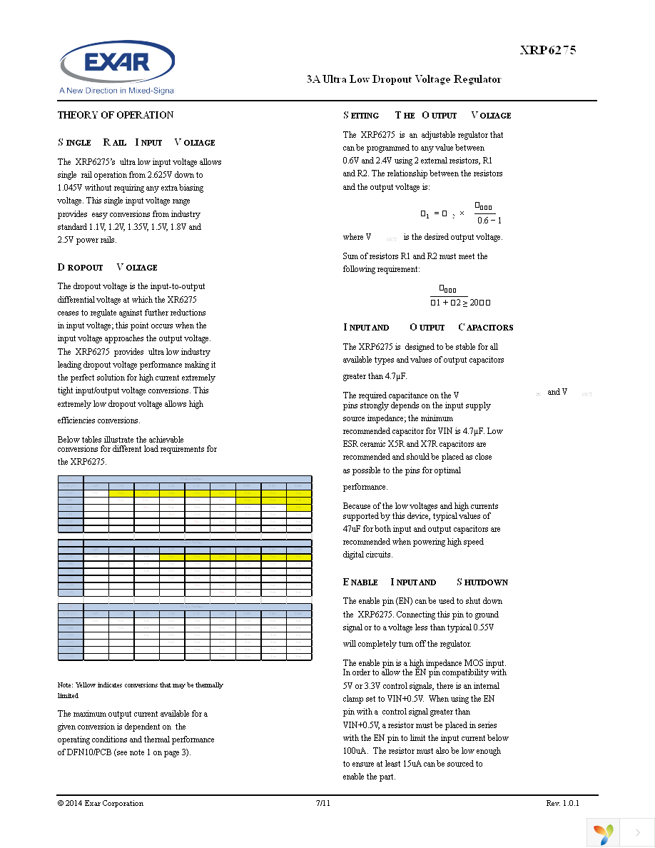 XRP6275EHTR-F Page 7