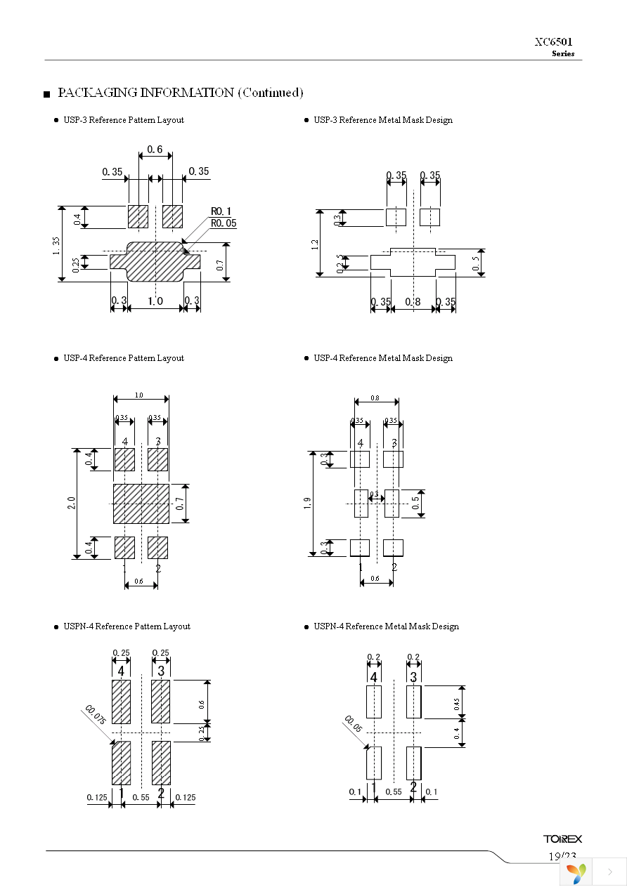 XC6501B3017R-G Page 19