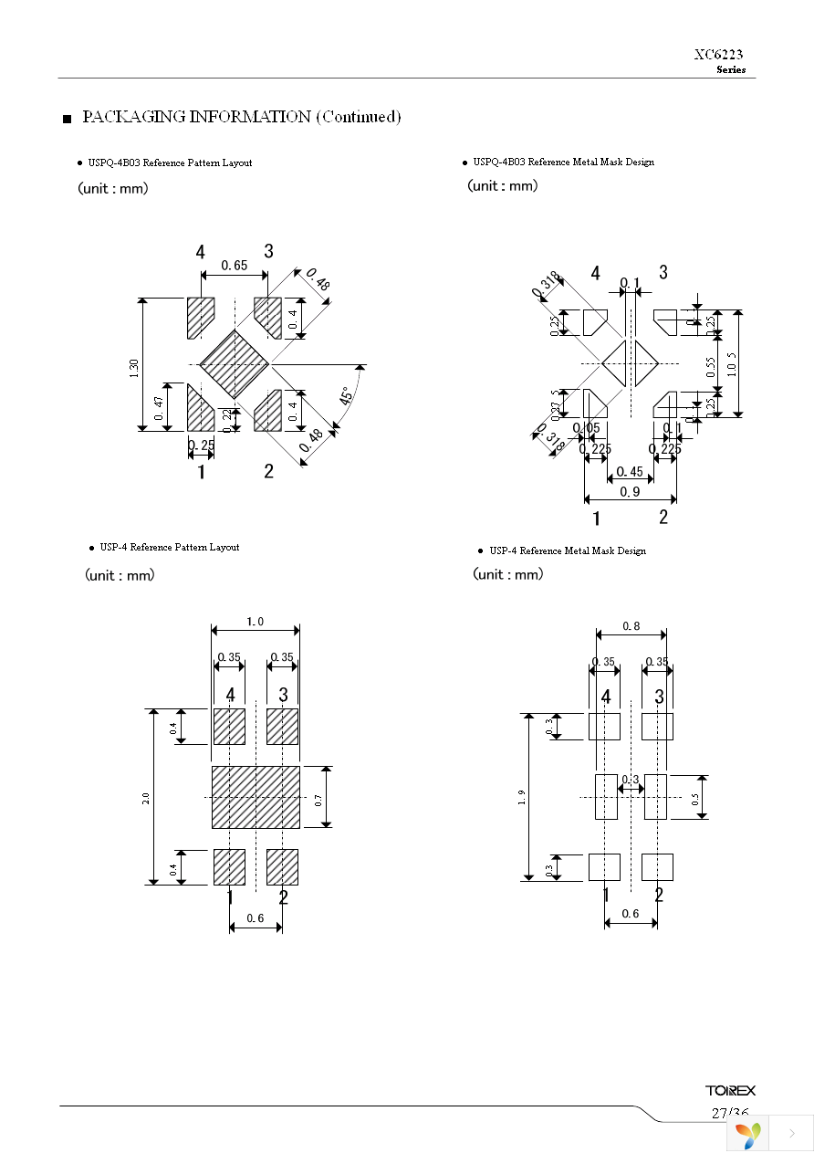 XC6223B3319R-G Page 27