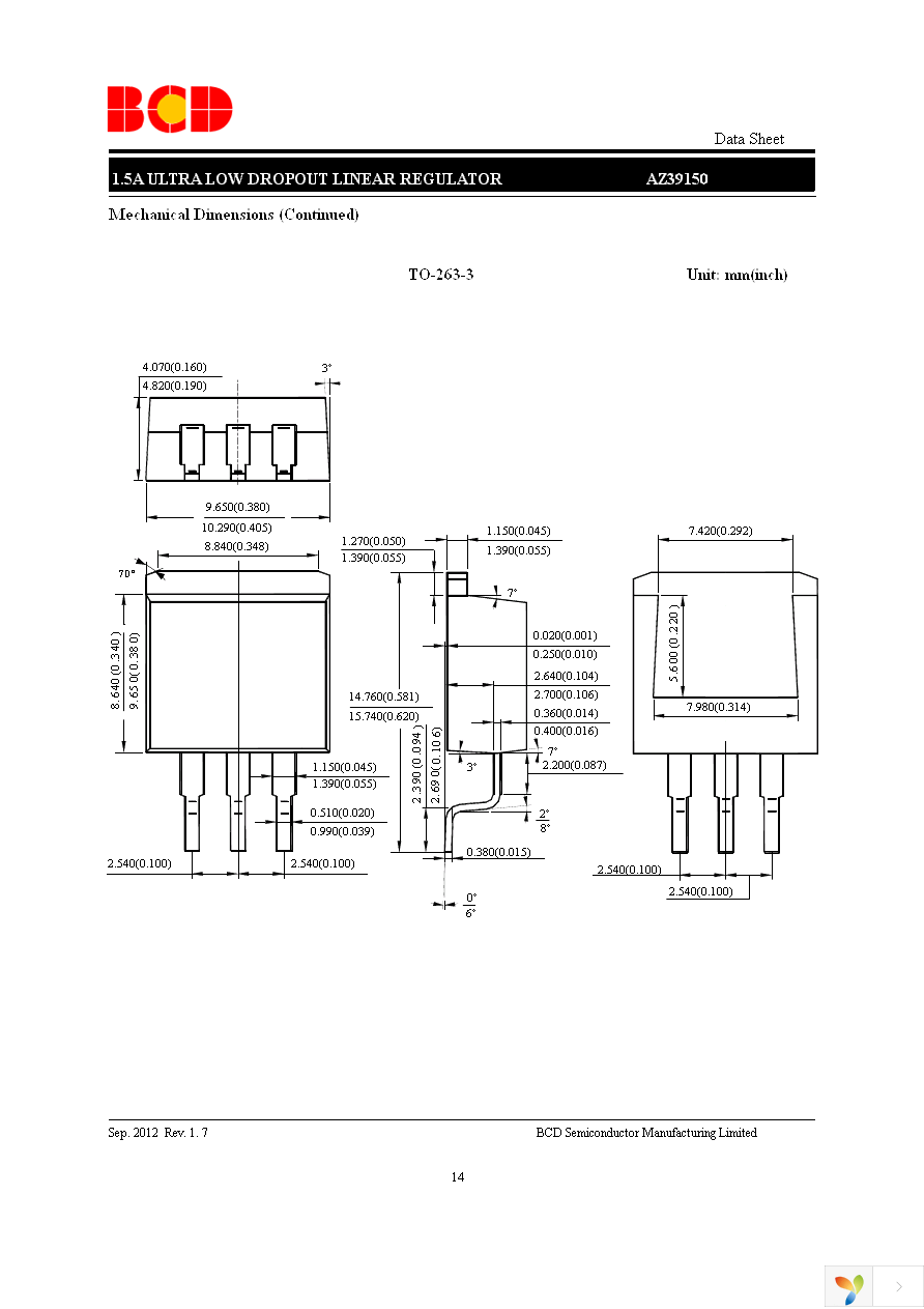 AZ39150T-5.0E1 Page 14