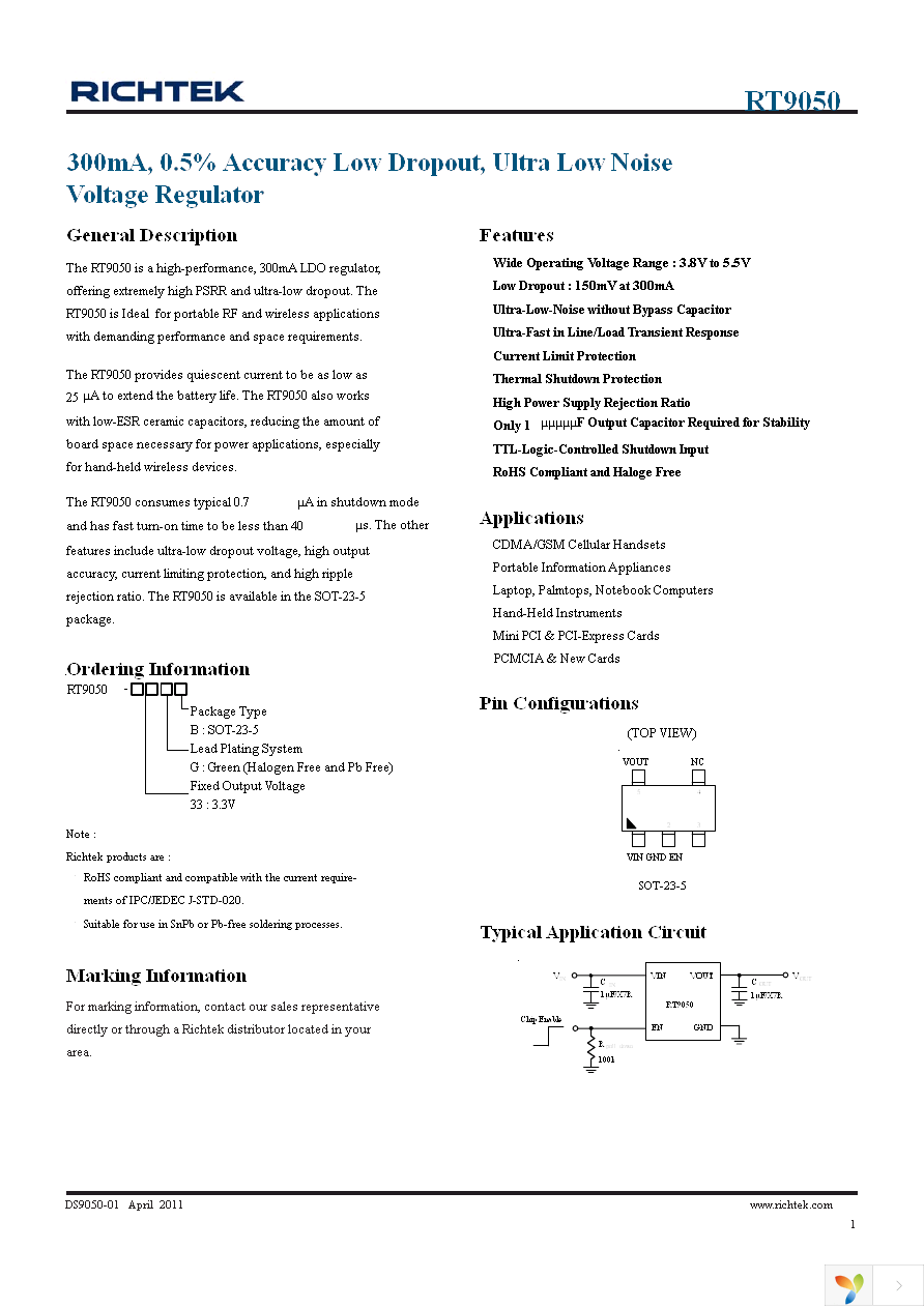 RT9050-33GB Page 1