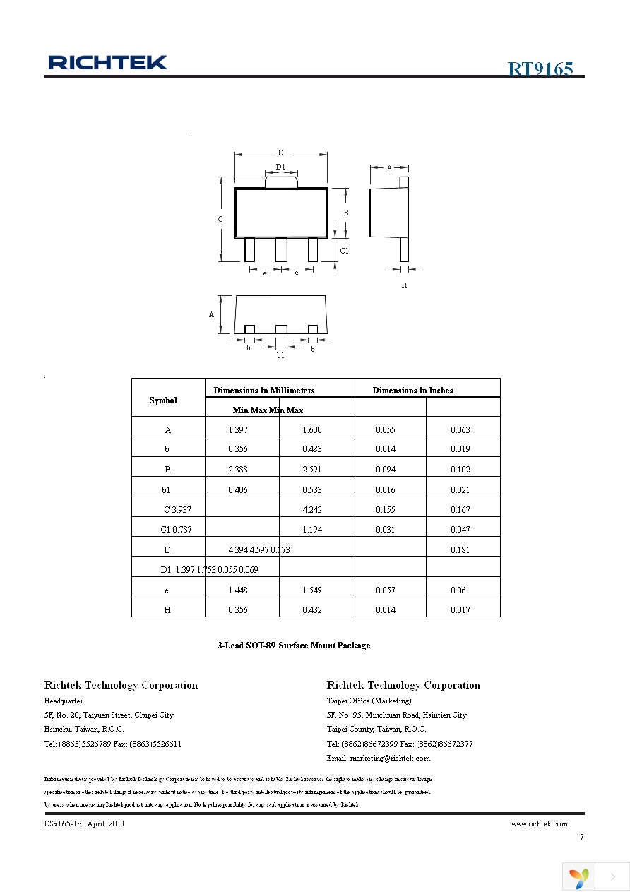 RT9165GX Page 7