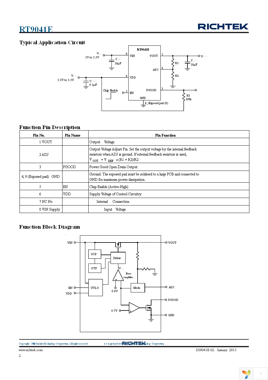 RT9041E-12GQW Page 2